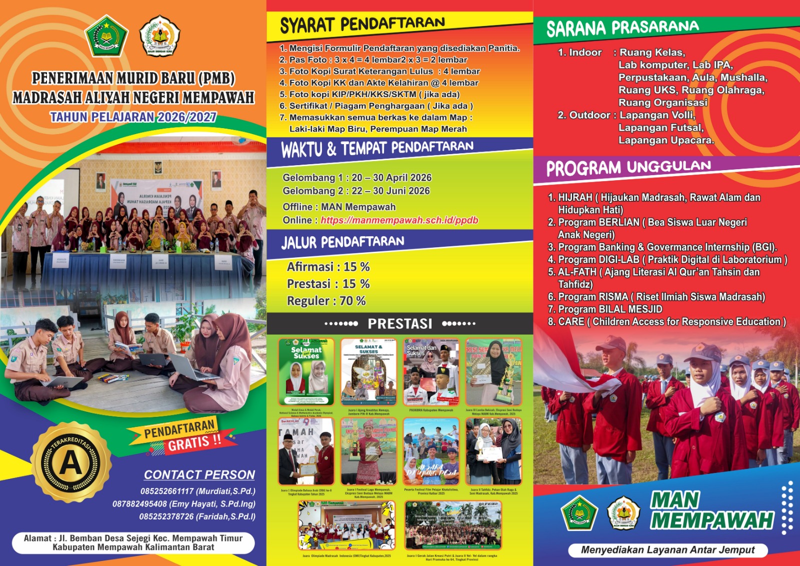 Penerimaan Murid Baru MAN Mempawah