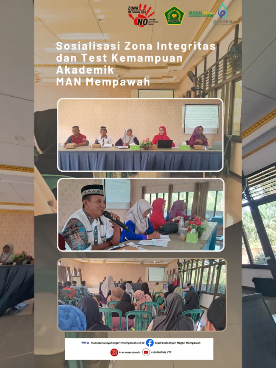 MAN Mempawah Gelar Sosialisasi Persiapan Tes Kompetensi Akademik, Perkuat Sinergi Madrasah dan Orang Tua Murid
