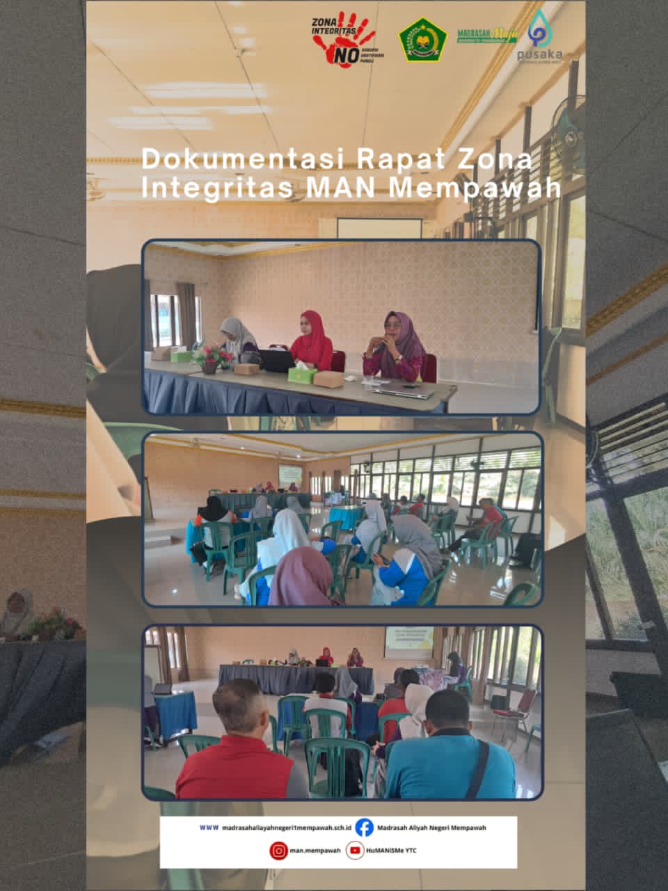 Mantapkan Persiapan Menuju Penilaian Zona Integritas, MAN Mempawah Gelar Rapat Koordinasi Penyusunan Eviden