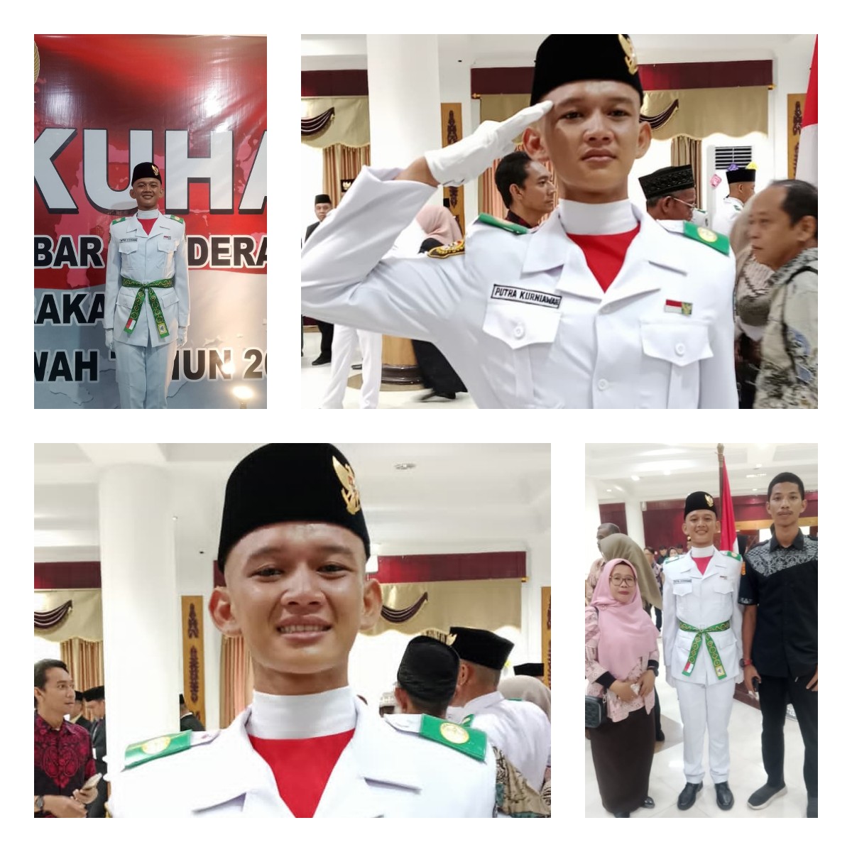 Putra Kurniawan, Siswa MAN Mempawah, Dikukuhkan sebagai Anggota Paskibra Kabupaten Mempawah