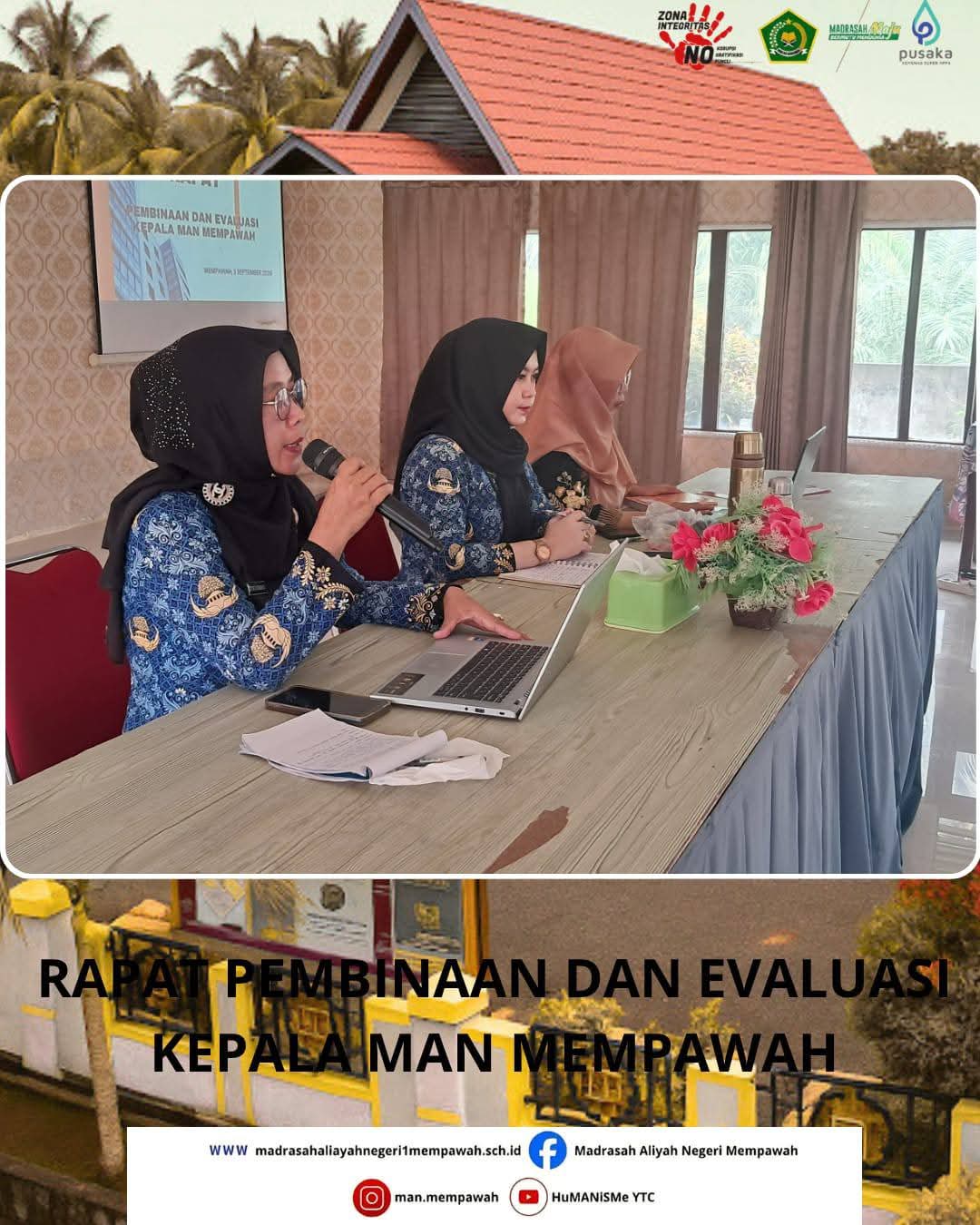 MAN Mempawah Gelar Rapat Pembinaan dan Evaluasi, Perkuat Sinergi Tenaga Pendidik dan Kependidikan