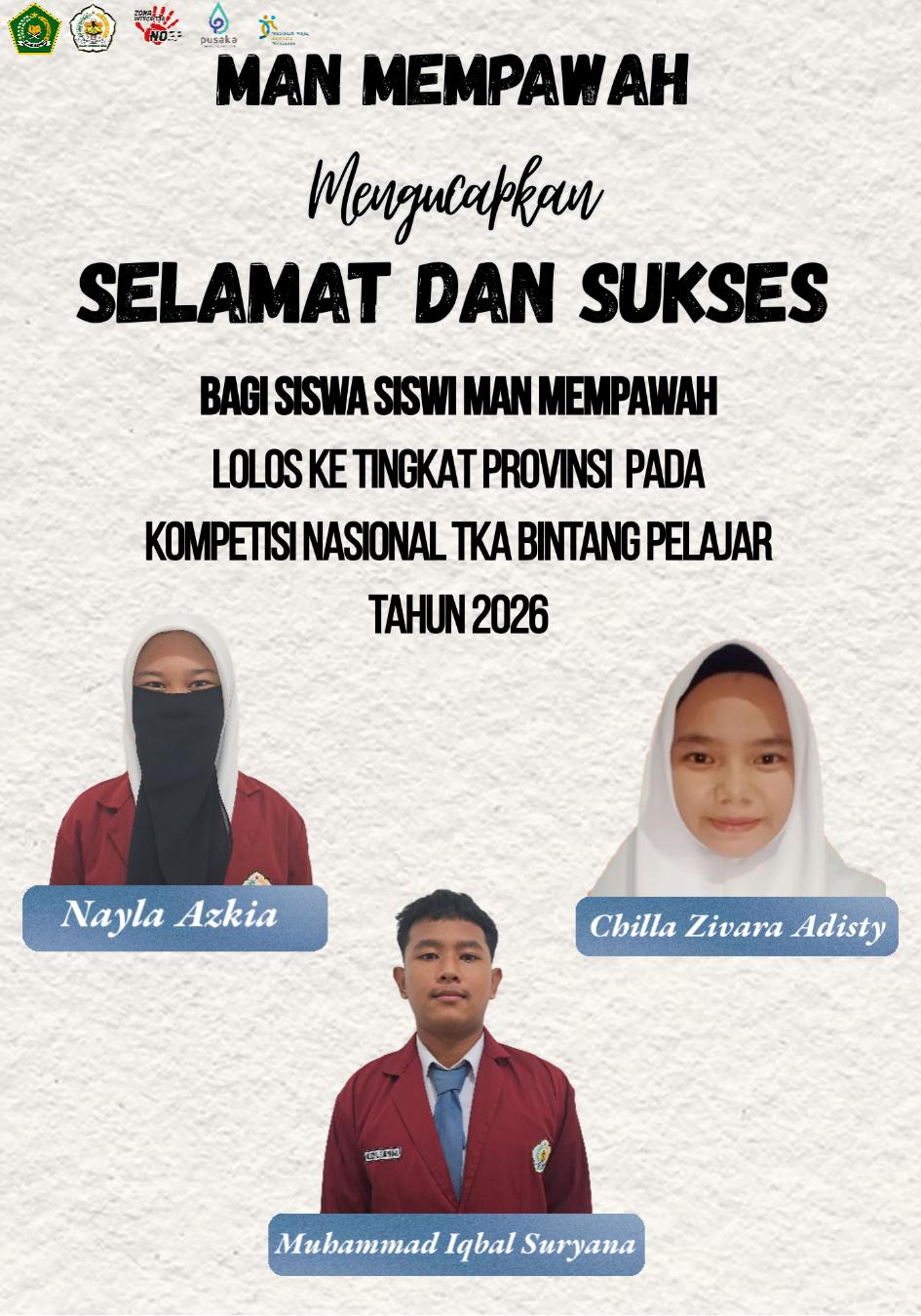 Tiga Murid MAN Mempawah Ikuti Simulasi KENAL TKA BINTANG PELAJAR, Perkuat Kesiapan Hadapi Tes Akademik